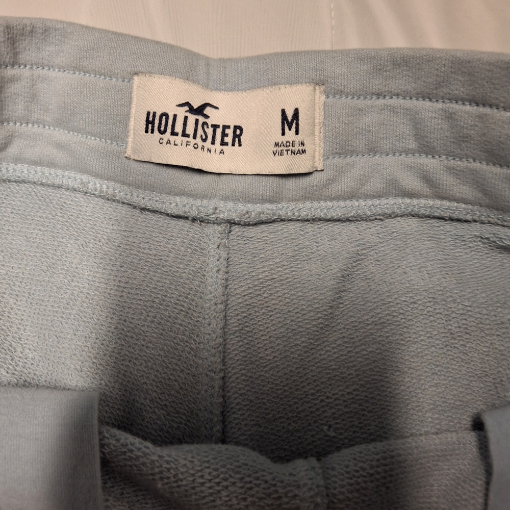 Hollister Men's Athletic Shorts - Light Blue, Black, Gray - Picture 11 of 14